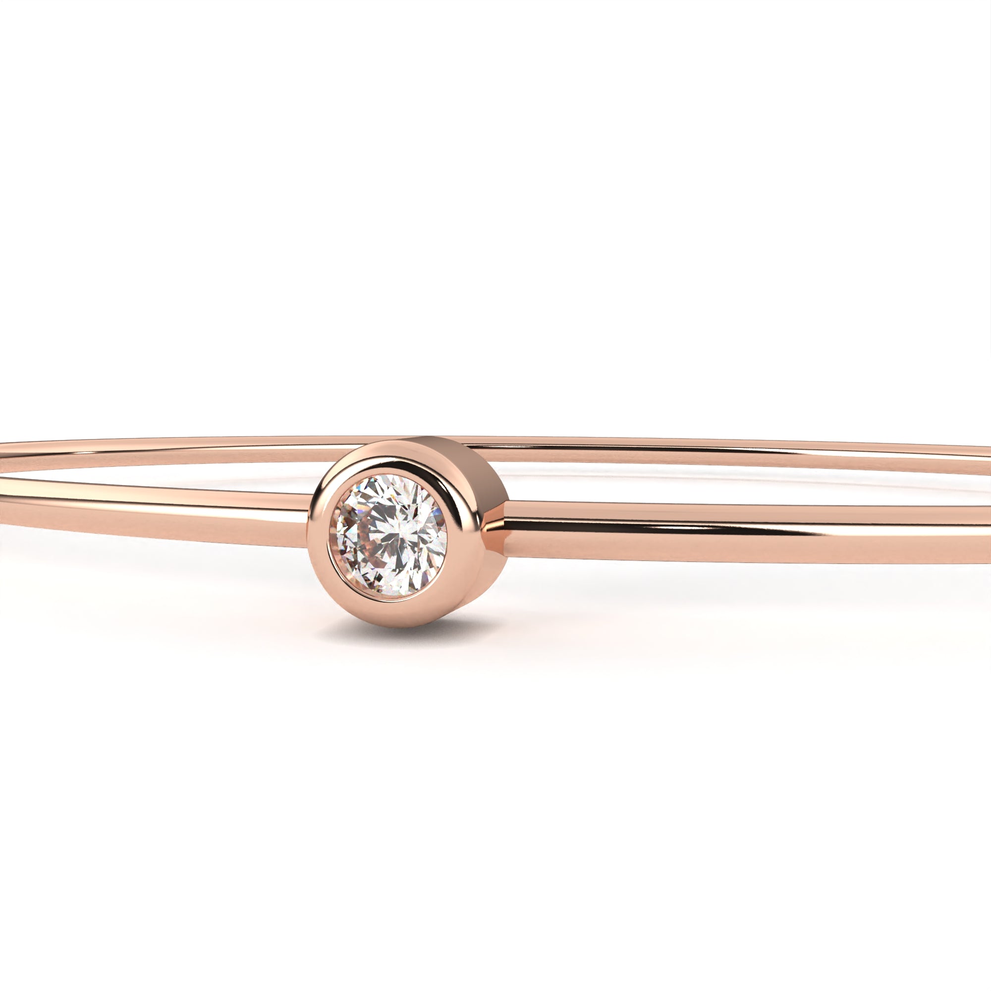 Solitairekart 0.09ct Round Cut Natural Diamond Bracelet-HI Color. VS-SI Clarity